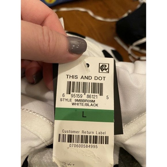 Bar III $88 This and Dot Printed Plunging Swimsuit - Picture 3 of 3